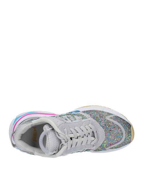 Sneakers modello RACE in tessuto ASH | RACE STRASS FRAYING SATINMULTICOLOR